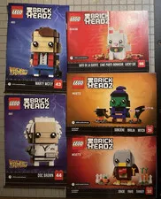 LEGO BrickHeadz Manuals Only Lot 5x – 41611x2 40436 40273 40272