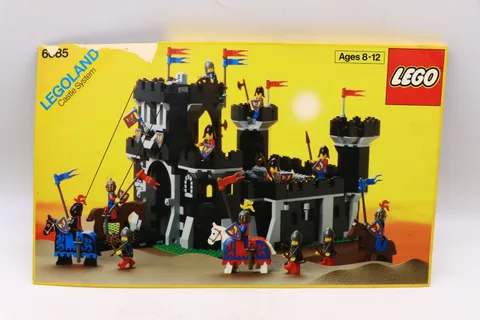 LEGO 6085 Black Monarch's Castle BOX FLAP ONLY For Display