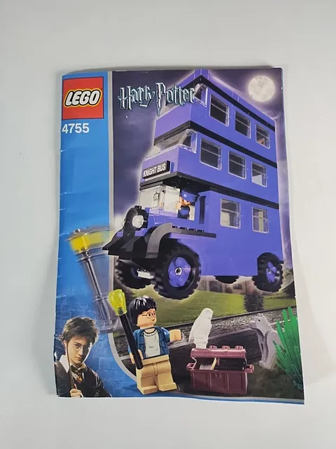 Lego 4755 Harry Potter Knight Bus Instruction Manual Only ~ Ships FAST!!! 