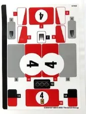 LEGO STICKER SHEET ONLY FERRARI 512 76906 New from set 76906stk01