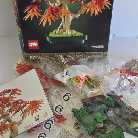 New LEGO Botanicals Japanese Red Maple Bonsai Tree Complete Set - NO BOX