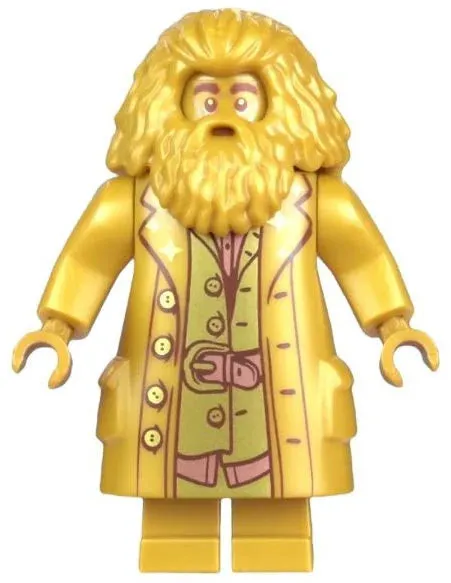 LEGO® Minifigure Harry Potter hp324 Rubeus Hagrid 20th Anniversary Pearl Gold