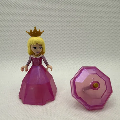 LEGO Disney Princess Aurora  Replacement Minifigure Umbrella Jewel Dress