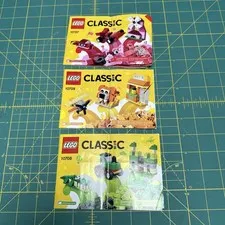 Lego Classic 10707,10709,10708 Manual Only