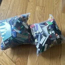 LEGO Bulk Lot Mixed Bricks Plates Pieces Parts, Multicolor, Bagged