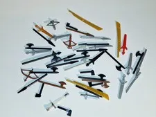 Lego Weapon Assortment X 43p.  Excellent Used Condition. No Original Packaging.