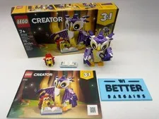LEGO Creator 3-in-1 Fantasy Forest Creatures 31125 Owl Box