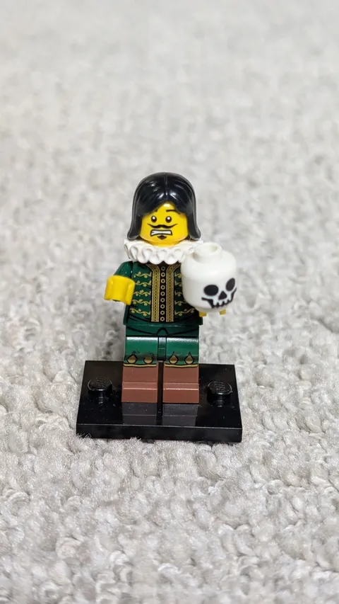 LEGO Thespian Actor Minifigure Series 8 Col126 Shakespeare Complete CMF