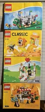 LEGO Instruction Manual Lot of 4 – 40306, 40358, 40197, 10709 (Manuals Only)