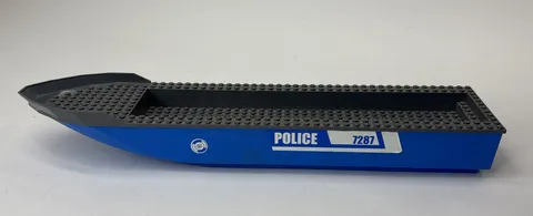 LEGO City Police Patrol Boat - HULL OF BOAT ONLY - With Stickers - #60277