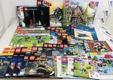 Lego Instruction Manuals Huge Mixed Lot Of 40+ Minecraft, Star Wars, DC, Marvel
