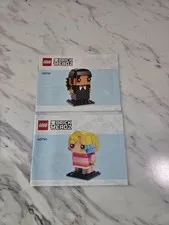 Lego 40750 Brickheadz Wednesday & Enid Instruction Manuals Only