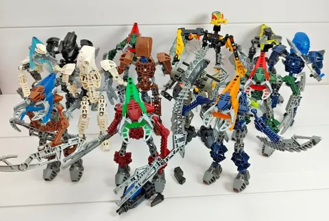 LEGO BIONICLE: Lot Of 13 Incomplete Figures 
