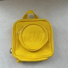LEGO LEGOLAND Mini Backpack Pouch Yellow with Minifigure Japan