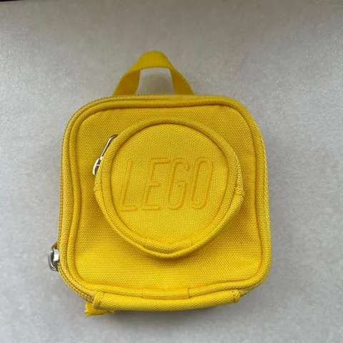LEGO LEGOLAND Mini Backpack Pouch Yellow with Minifigure Japan