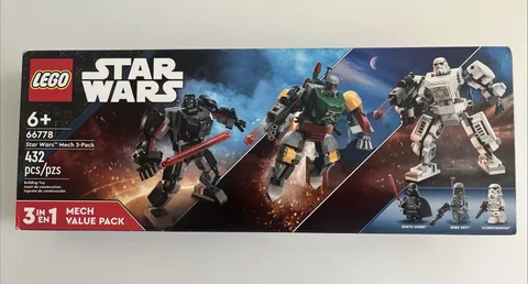 LEGO Star Wars 66718 Mech 3-Pack Darth Vader Boba Fett Stormtrooper New in Box 