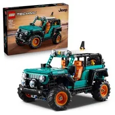 LEGO Technic Jeep Wrangler Rubicon SUV Car Toy - Off-Road Vehicle Model Kit w/ V