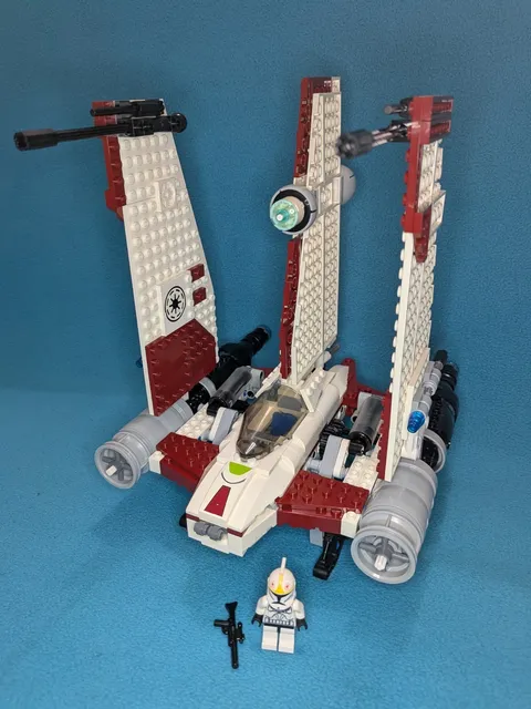 LEGO Star Wars: Clone Wars V-19 Torrent - Set 7674 Complete No Box/Manual READ