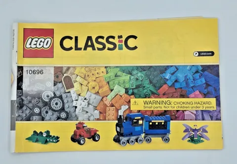 LEGO CLASSIC 10696: Creative Medium Brick Building Box Instruction Manual ONLY