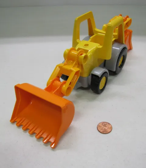 Lego Duplo LARGE YELLOW BULL DOZER Excavator Bobcat Bulldozer Construction