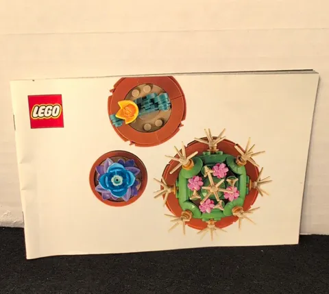 LEGO Cactus/Potted Plants Instruction Manual Booklet 2024 EN/FR/ES 6494086
