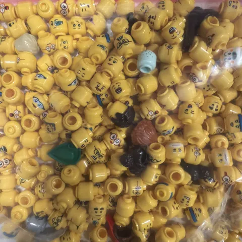50 RANDOM LEGO MINIFIGURE HEAD LOT bulk heads