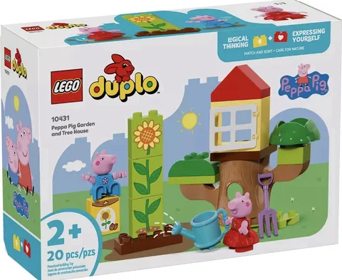 LEGO DUPLO 10431 Peppa Pig Garden and Tree House – New Sealed