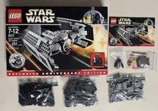 LEGO Star Wars: Darth Vader's Tie Fighter (8017) Complete w/ Manual, Figs, & Box