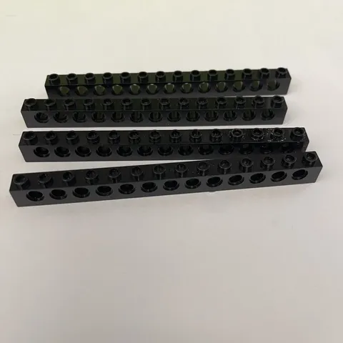 Lego 32018 Black Replacement Parts Pieces Lot of 4