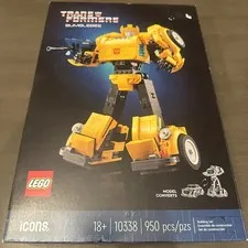 LEGO Icons Transformers Bumblebee Action Figure Collectible Building Set 10338