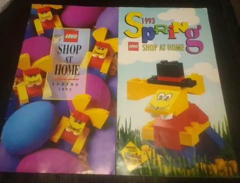 ⭐Lego Spring 1992/1993🐇Easter🐰Shop At Home Small Magazine Catalogs⭐