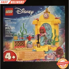 Lego Disney 43235 Ariel's Music Stage Building Toy NIB 60 pieces Little Mermaid