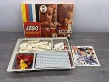 Vintage 1966 LEGO Building Toy No. 205 Starter Set Complete With 205 Pieces