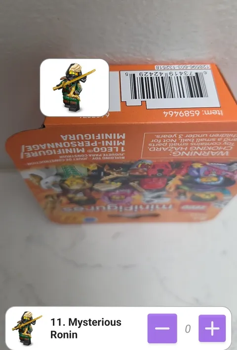 Lego 71052 Series 29 Collectible Minifigures Mysterious Ronin Unopened