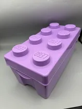 LEGO 14”x7” Stackable Purple Container Storage Brick 2012 Hard To Find Color