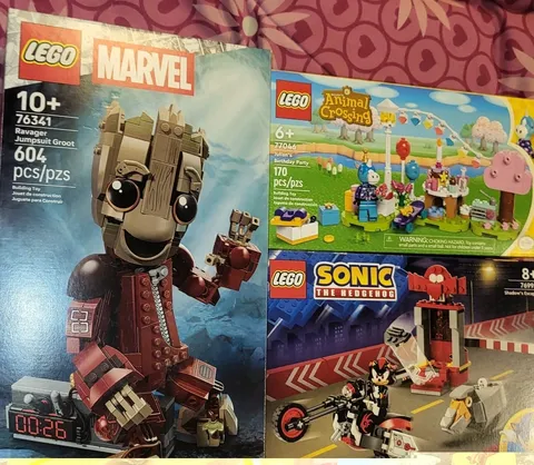 LEGO 76341 + Sonic Shadows Escape 76995 + Animal Crossing 77046 LEGO Lot LEGOS