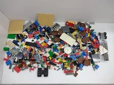 Lot 1.5kg of Bricks Mixed Buildings Various Pieces Shapes Sizes & Colors...