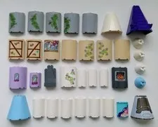 Lego Specialty Pieces Castle Tower Wall Panels Lot