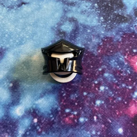 Lego Castle, Black Dark Knight Helmet, Headpiece Headgear Part