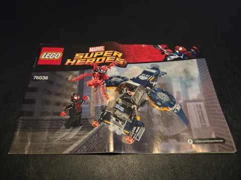 LEGO Marvel: Carnage's Shield Sky Attack (76036) - Complete