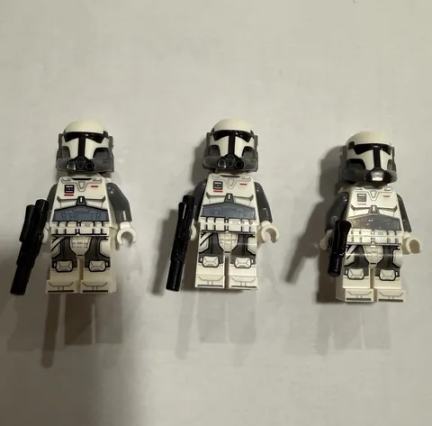 OFFICIAL LEGO Star Wars imperial commando Minifigures lot of 3 w/ Blasters