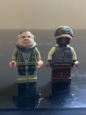 LEGO Star Wars Rouge One Minifig Lieutenant Selfa sw0784 and sw0780 Bistan