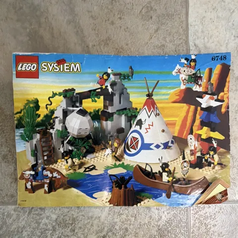 Lego Western Boulder Cliff Canyon (6748) Instruction Booklet Only