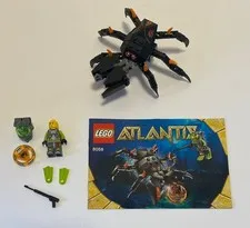 Lego 8056 Atlantis Monster Crab Clash Complete with Instructions 2010 A