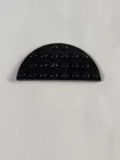 LEGO Parts 22888 Plate ● Round Half 4 x 8 ● Black ● 1 piece