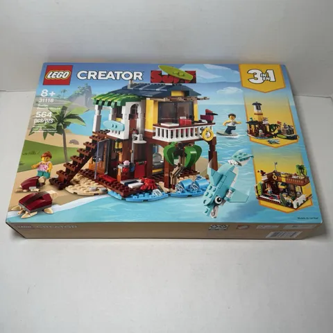 Lego Creator 3in1 31118 - Surfer Beach House USED COMPLETE ALL PIECES MANUAL