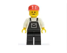 LEGO Town/Classic Town (ovr014) PIT CREW Minifigure [#1497] 1985-1993