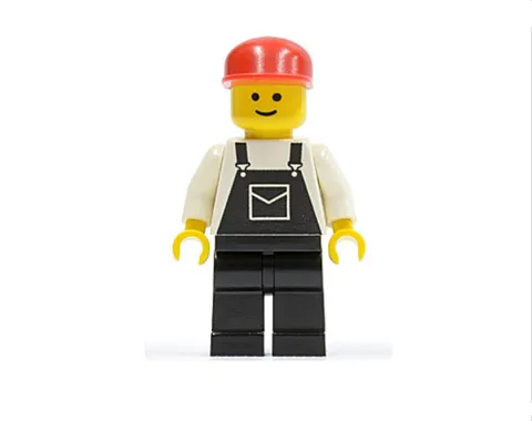 LEGO Town/Classic Town (ovr014) PIT CREW Minifigure [#1497] 1985-1993