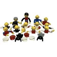 Vintage LEGO Pre Minifigure Figure Parts Lot Homemaker LEGOLAND Town People