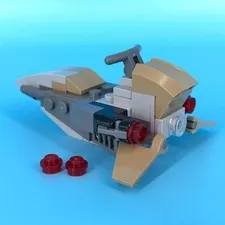 Lego Mandalorian Speeder Bike ONLY - from Mandalorian Battle Pack 75267